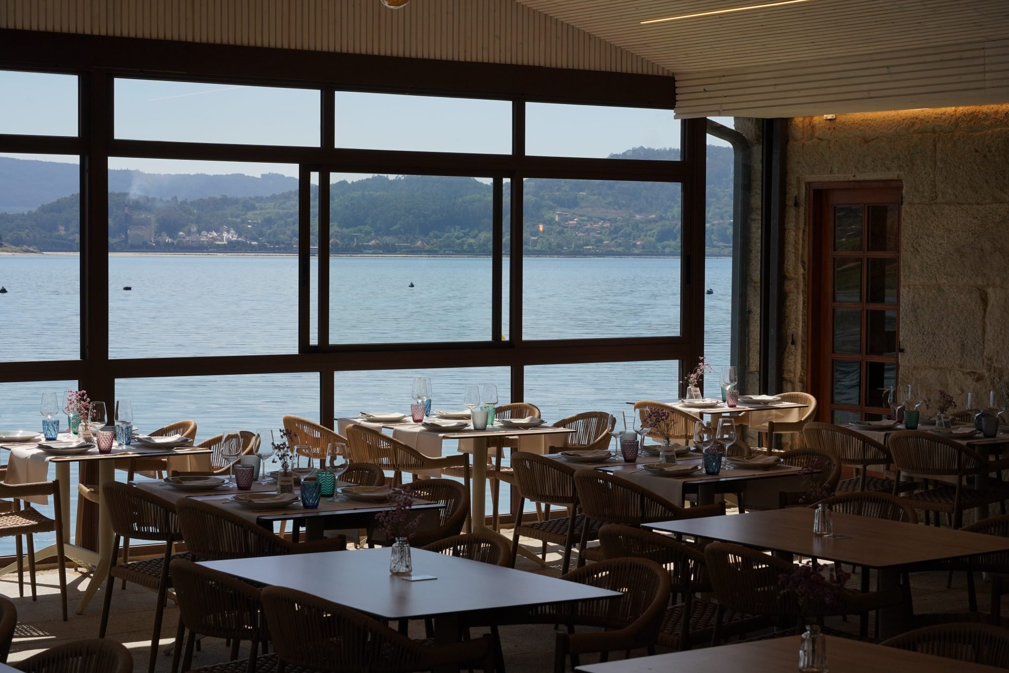 Dining room with a view