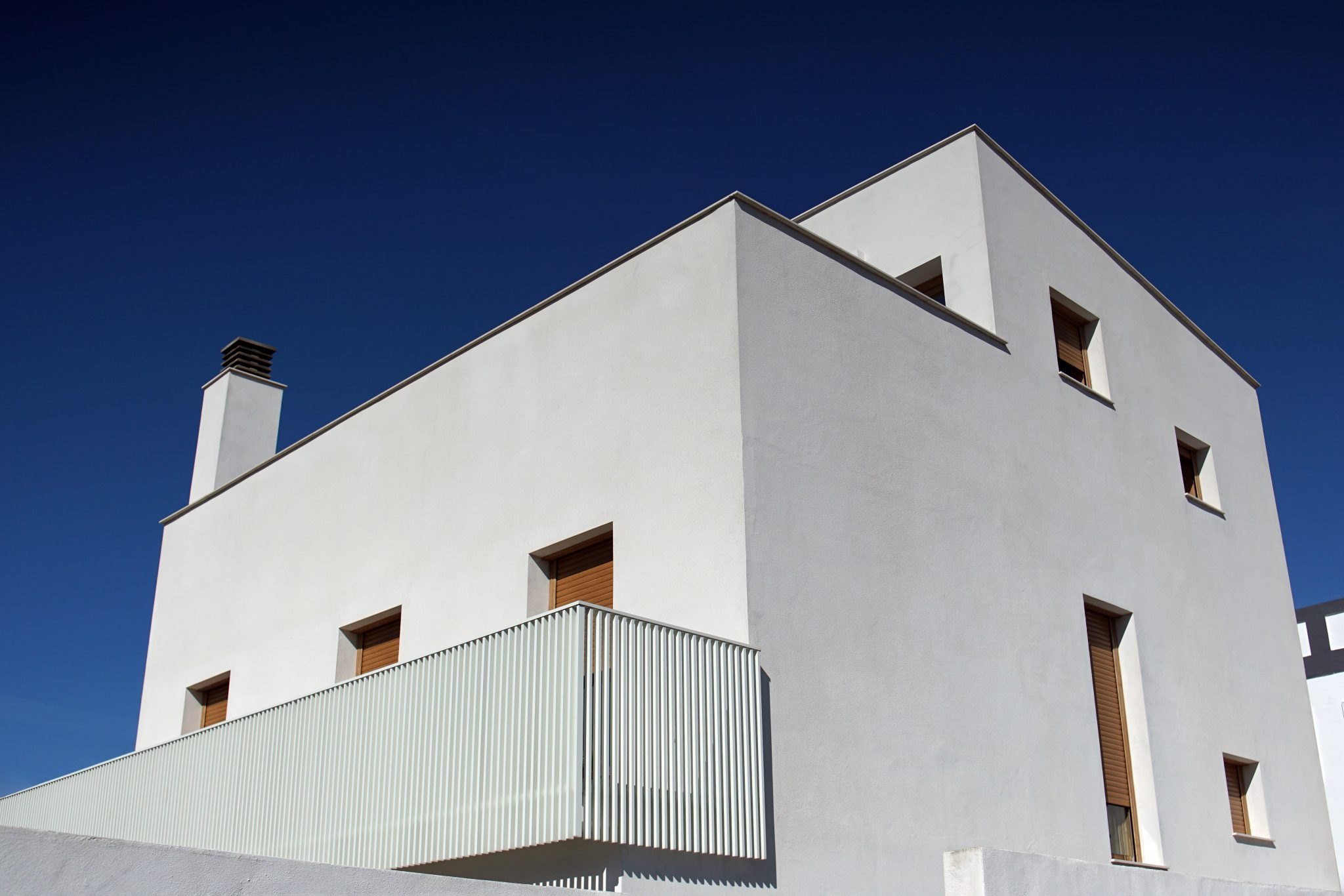 Contemporary white house