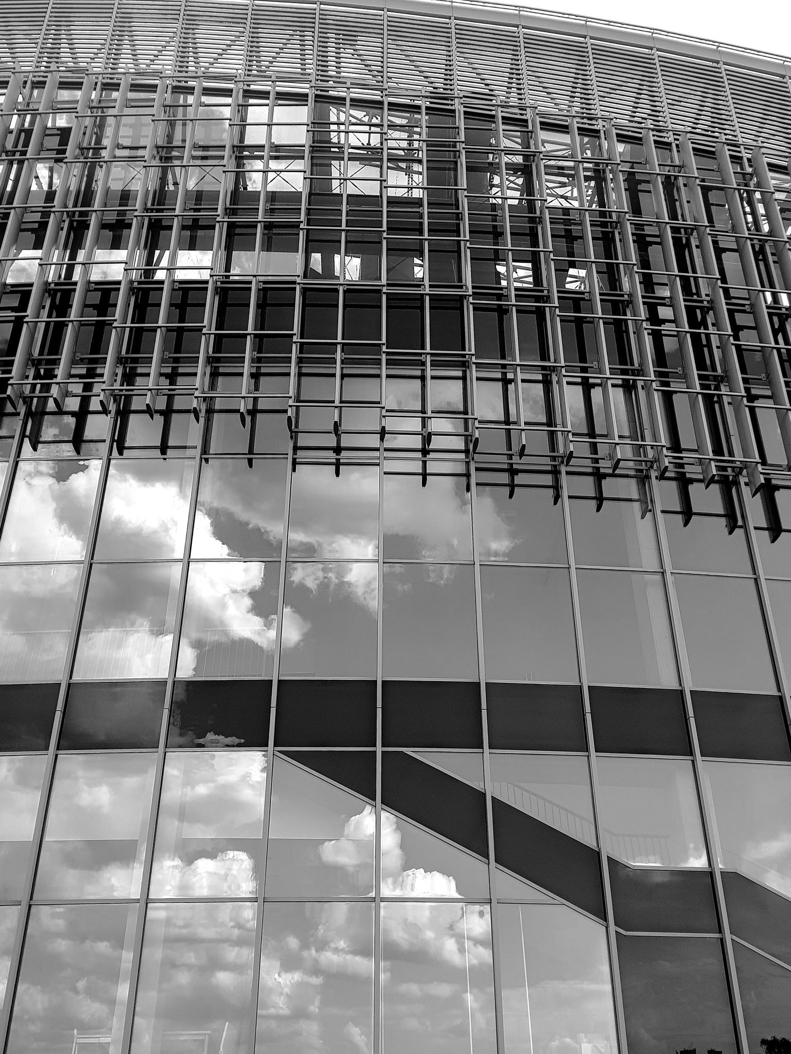 Glass facade detail